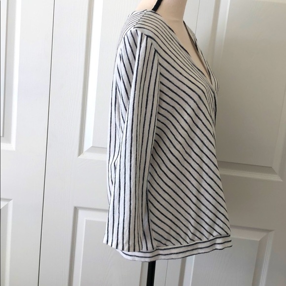 INC Women’s Wrap 3/4 Length Sleeve Top Large - Picture 5 of 12